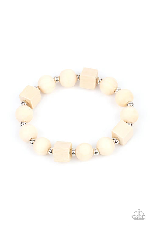 TIMBER TRENDSETTER WHITE BRACELET