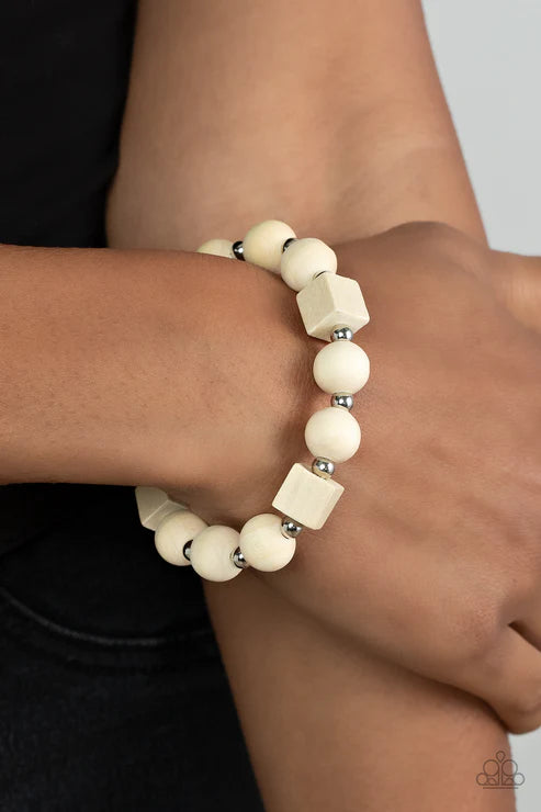 TIMBER TRENDSETTER WHITE BRACELET