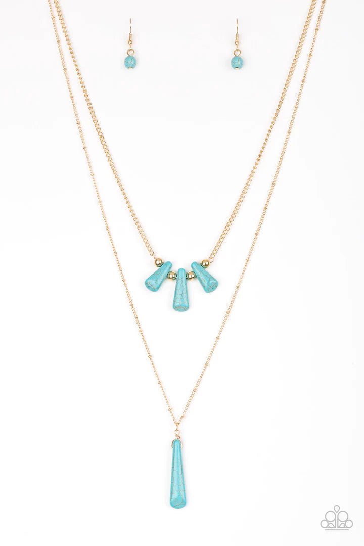 BASIC GROUNDWORK BLUE NECKLACE