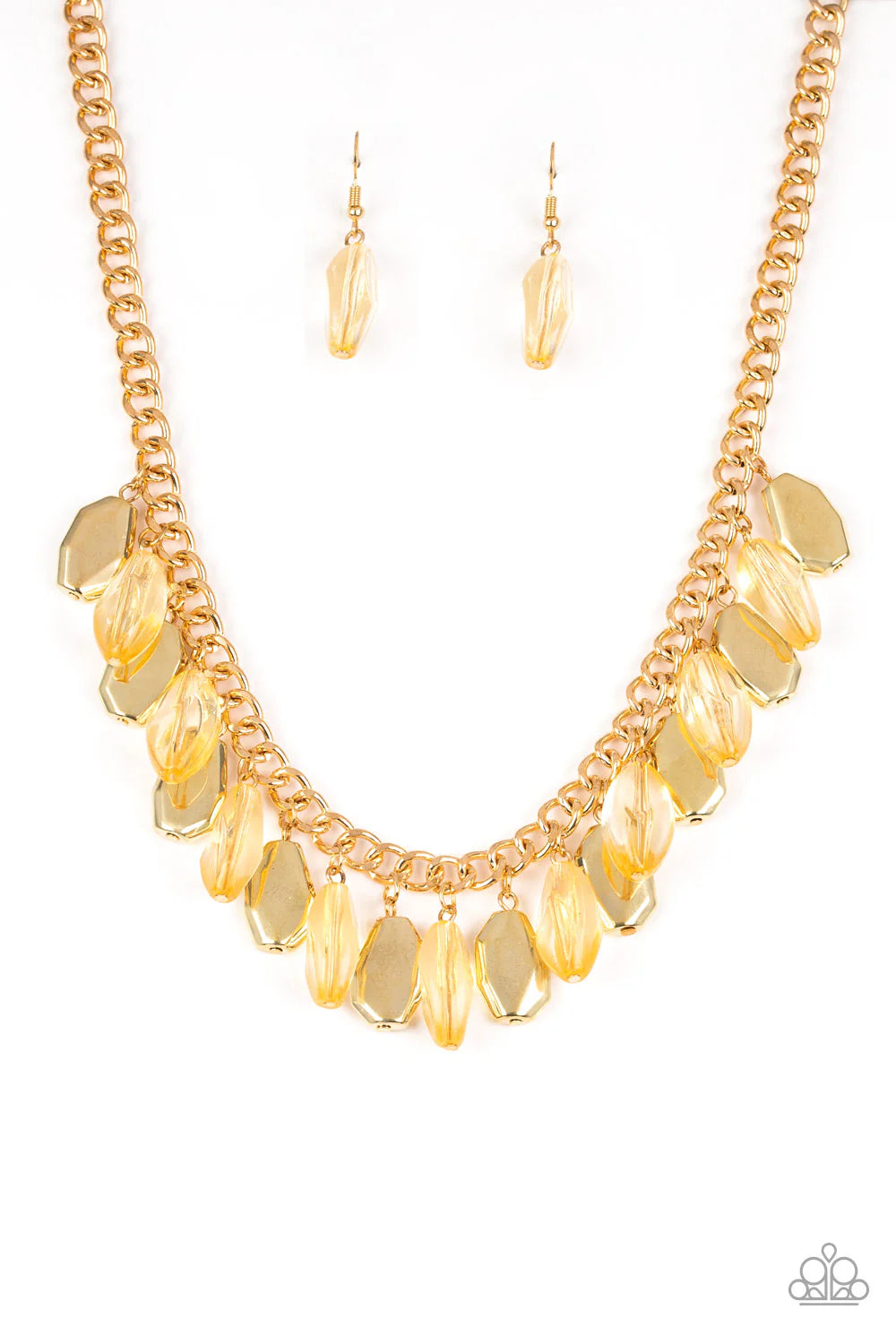 FRINGE FABULOUS NECKLACE GOLD