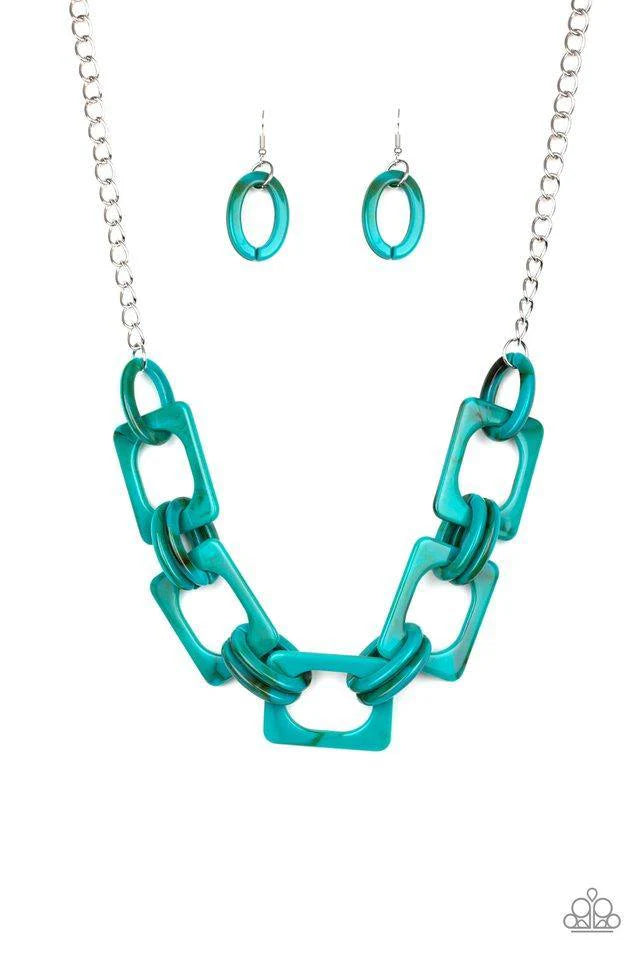 SIZZLE SIZZLE BLUE NECKLACE