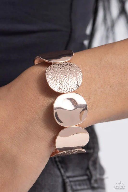 RIPPLING RECORD ROSE GOLD