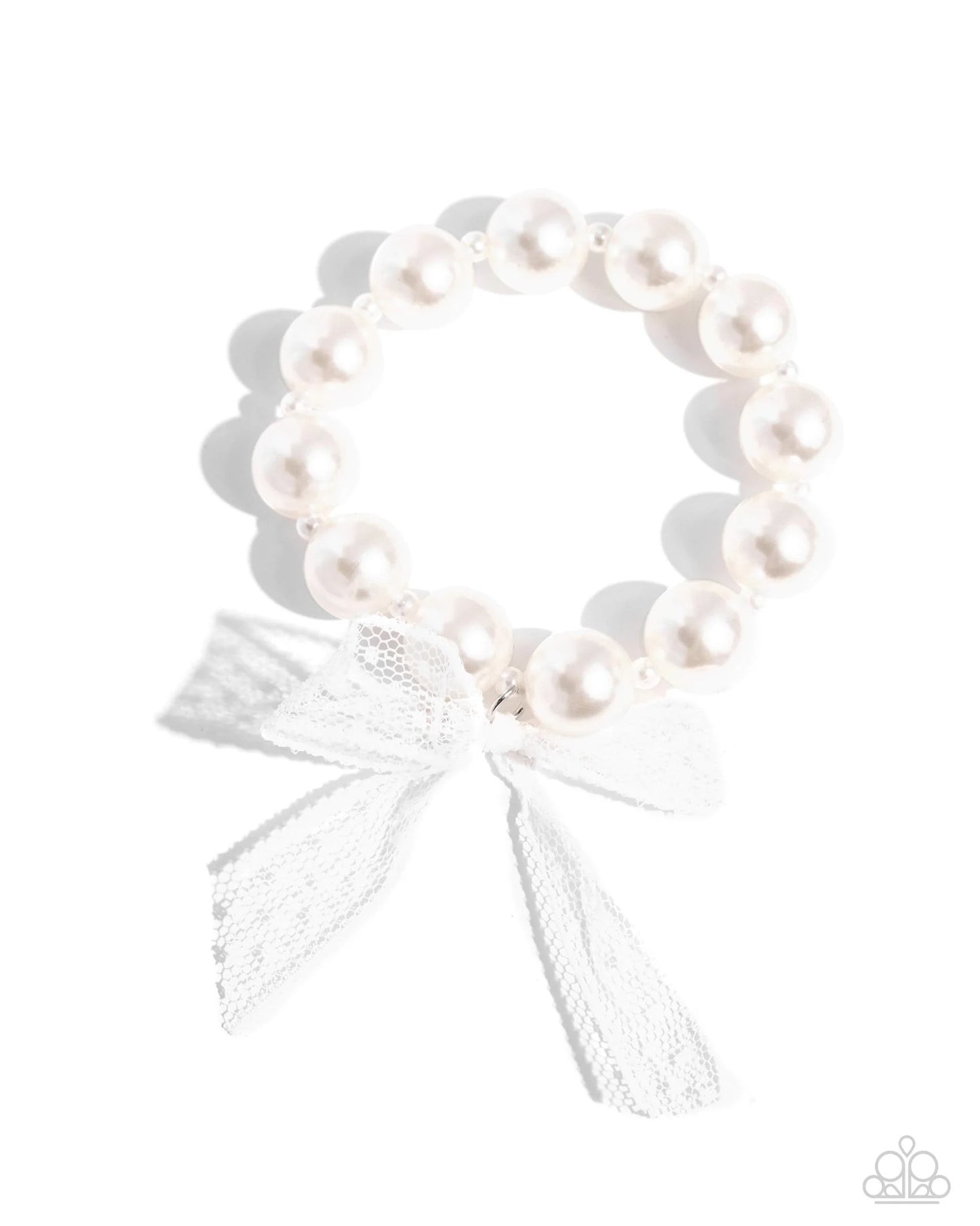 GIRLY GLAM WHITE BRACELET