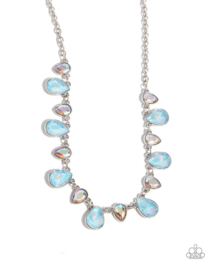 SUMMER SEASON BLUE NECKLACE