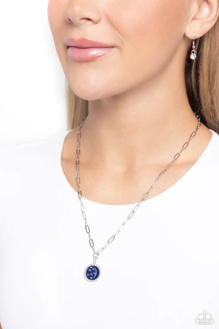 LUNAR LIAISON BLUE NECKLACE