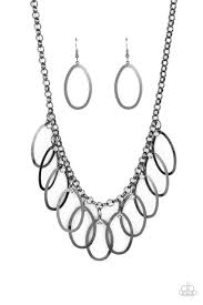 DOUBLE OVAL TIME NECKLACE